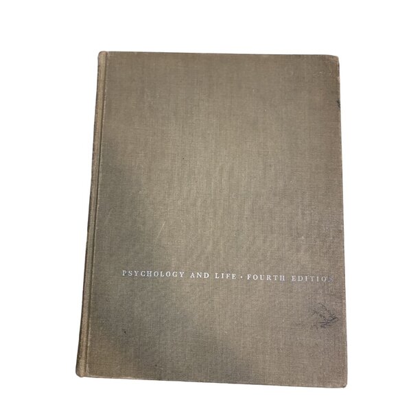 Vintage Psychology And Life Floyd L. Ruch Fourth Ed Hardcover 1952 Academic Book - Picture 1 of 8